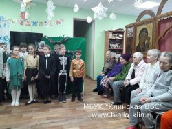 Новогодняя праздничная программа для жителей Центра по уходу за пожилыми людьми "Солидный возраст"